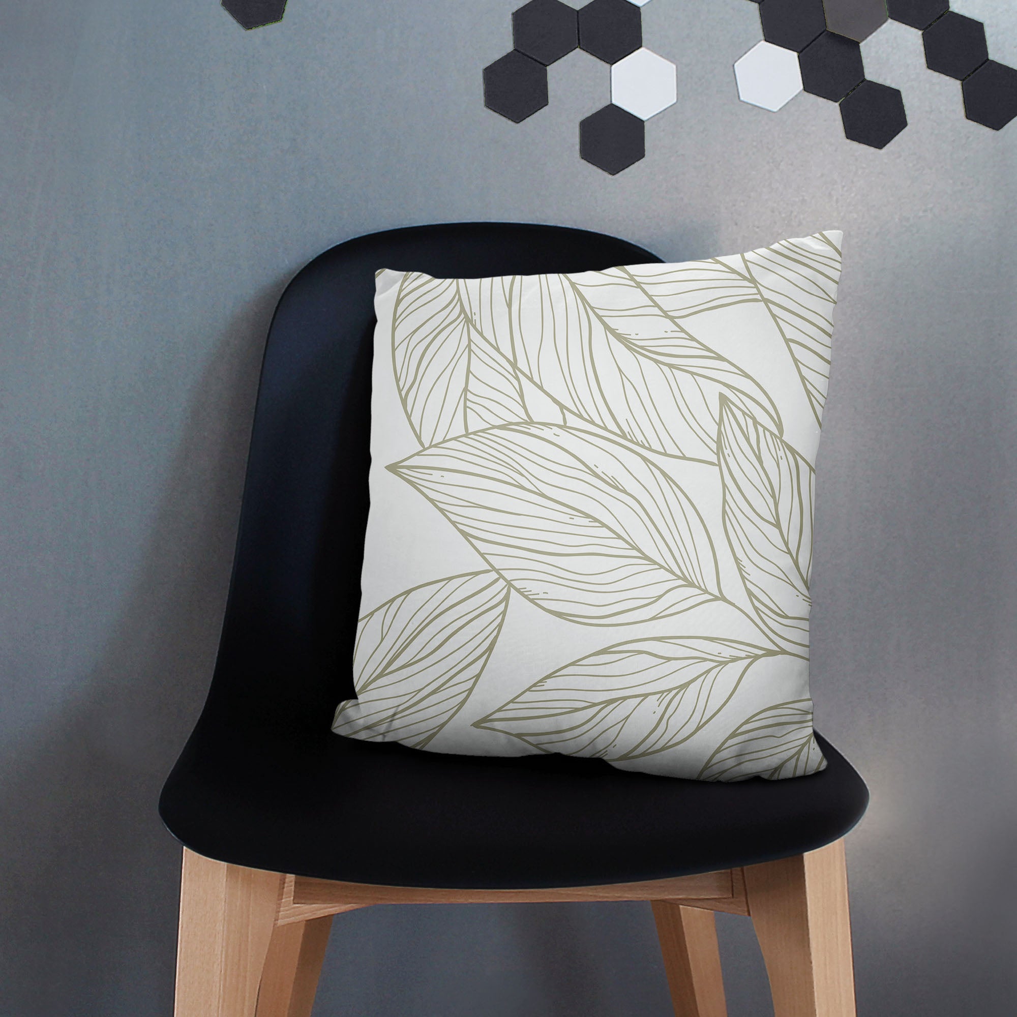 Vankúš Scandinavian Leaves-Velvet