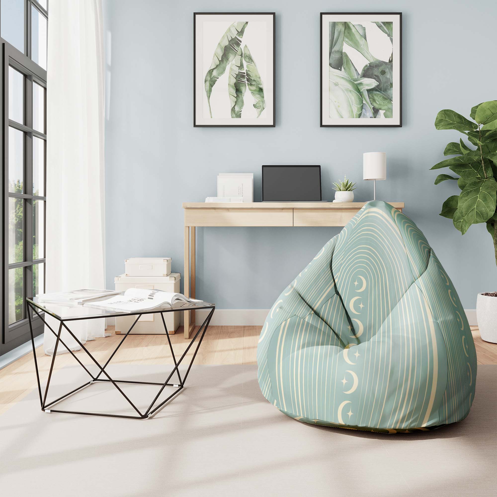 Pearshape Pouf Scandinavian Moons
