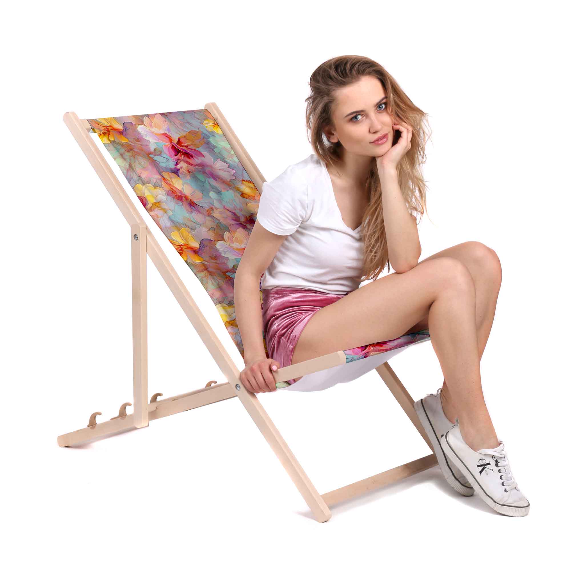 Wooden Deck Chair Scent of Nature-M