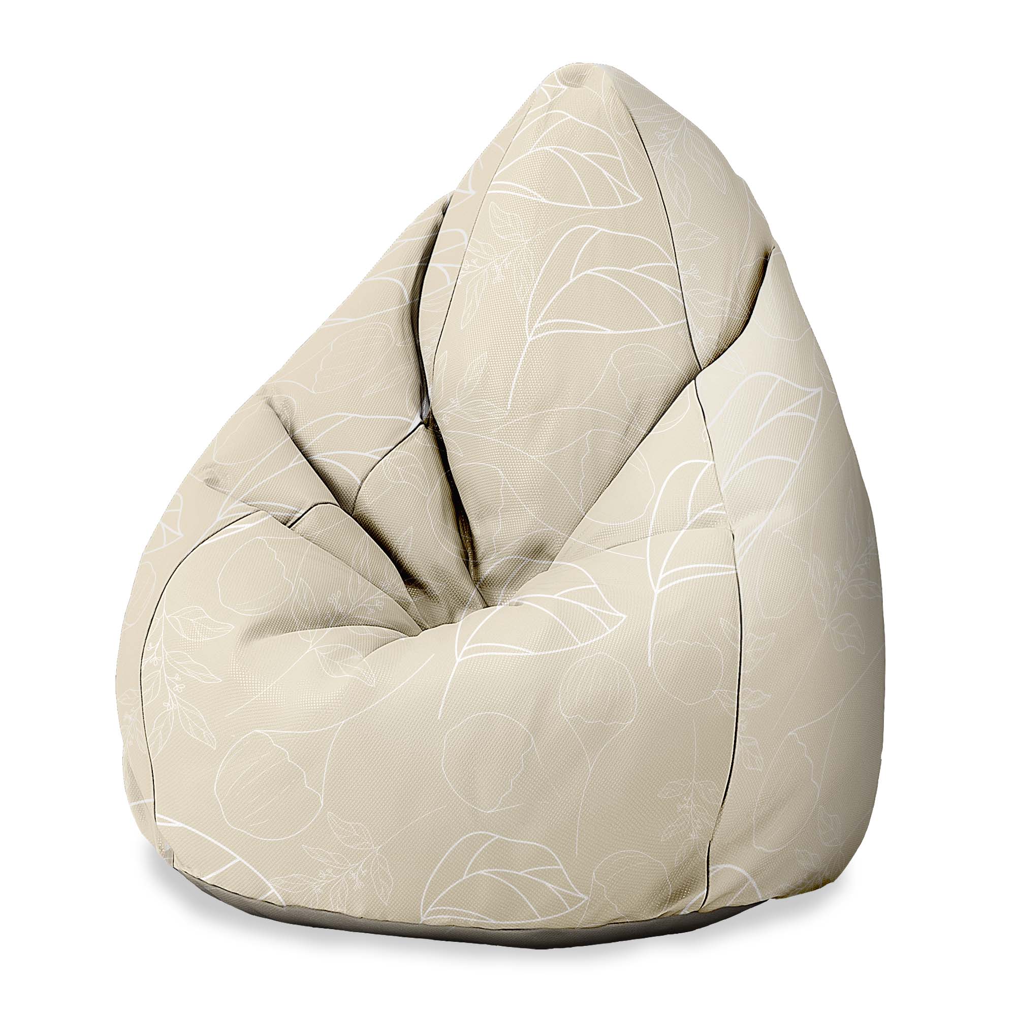 Puf Pearshape Scandinavian Nature-M-Oxford