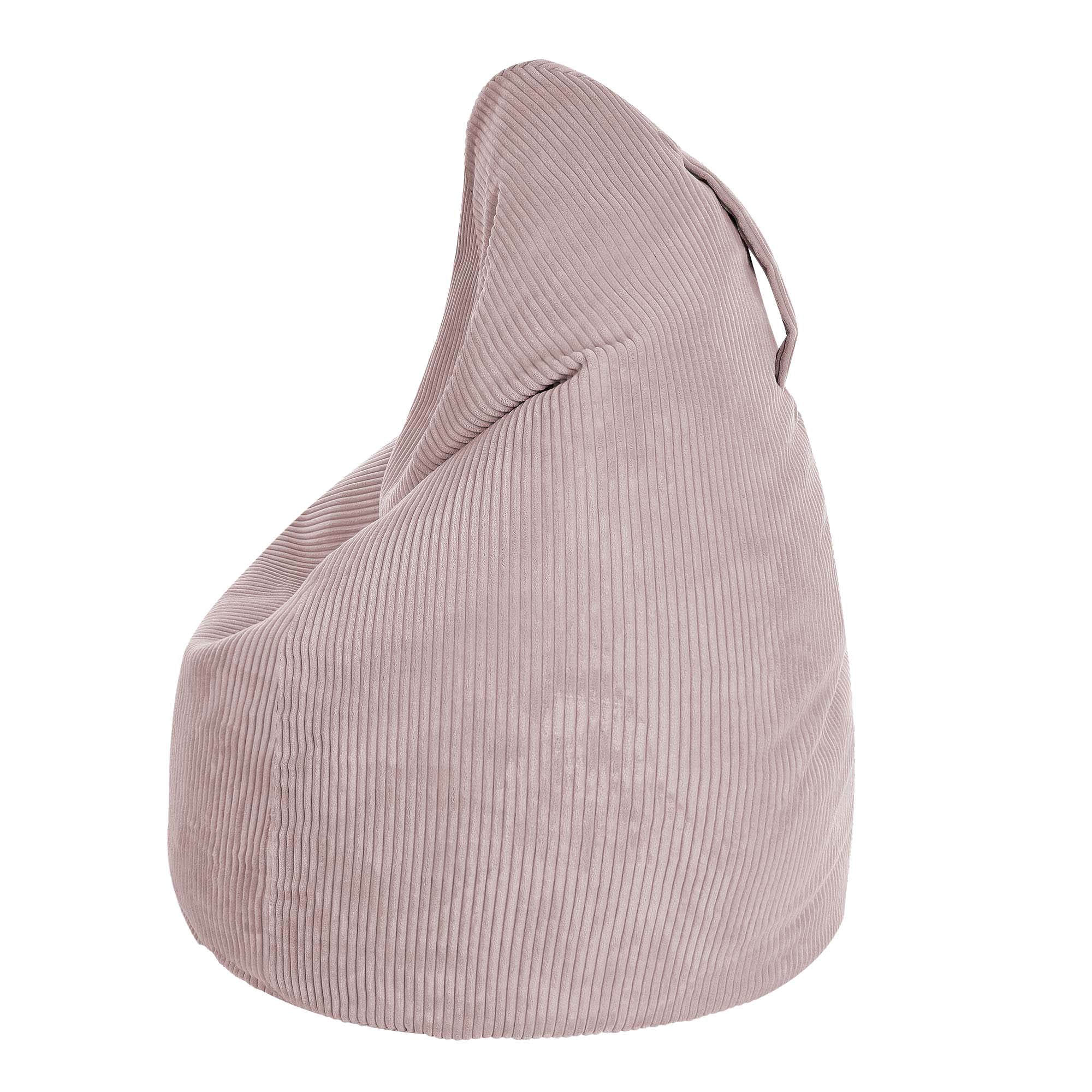 Sitzsack Lincoln Silber Pink-S