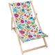 Wooden Deck Chair Small Spring Flowers-S