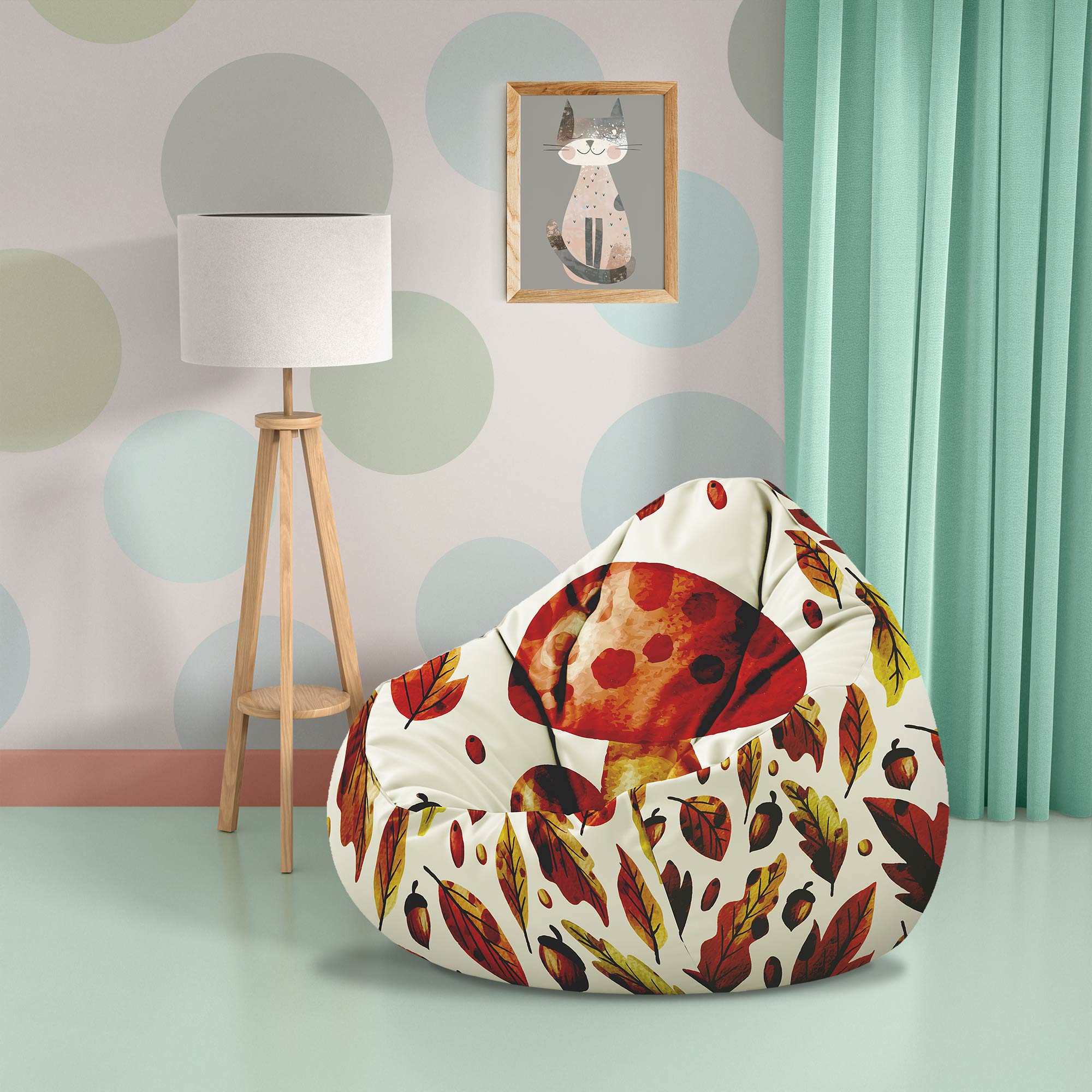 Puf Paradise Small Mushrooms-M