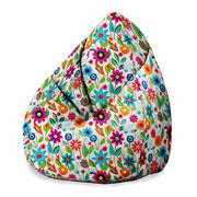 Puf Pearshape Small Spring Flowers-M-Oxford