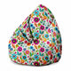 Puf Pearshape Small Spring Flowers-M-Oxford