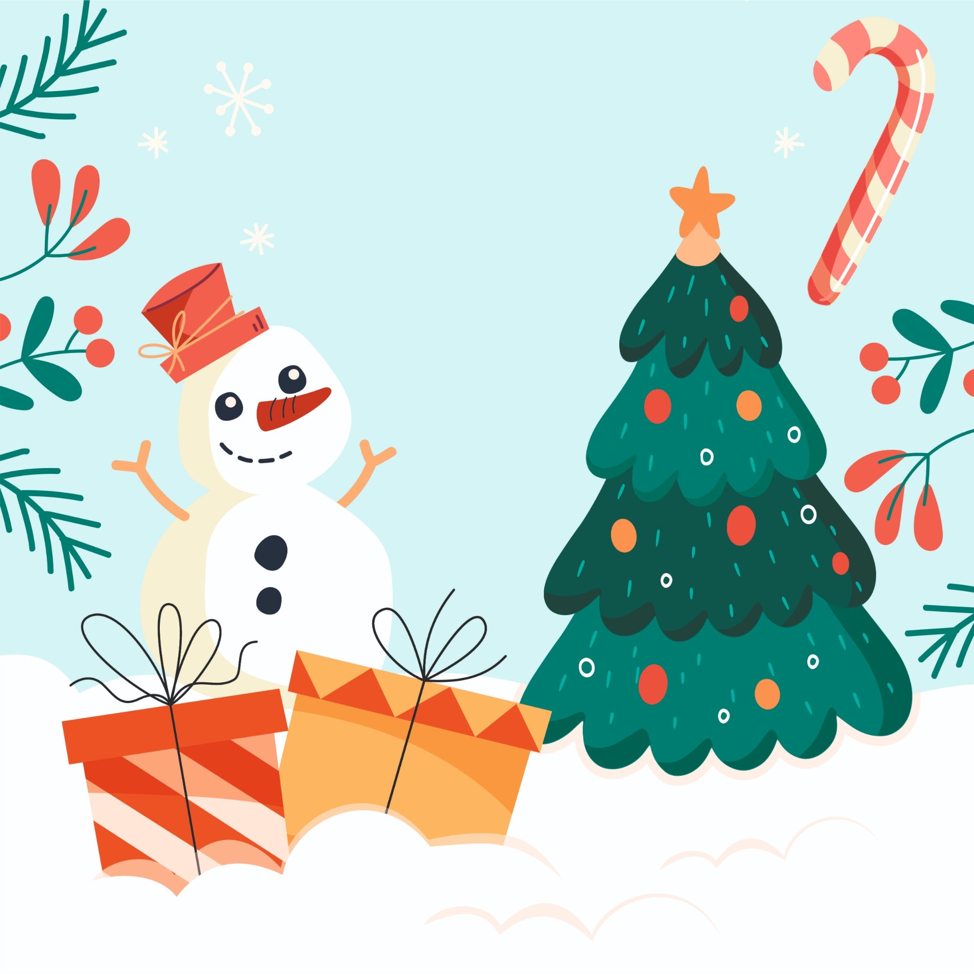 Snowman Candy Velvet Pillow