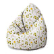 Pearshape Pouf Spring Pattern-M-Velvet