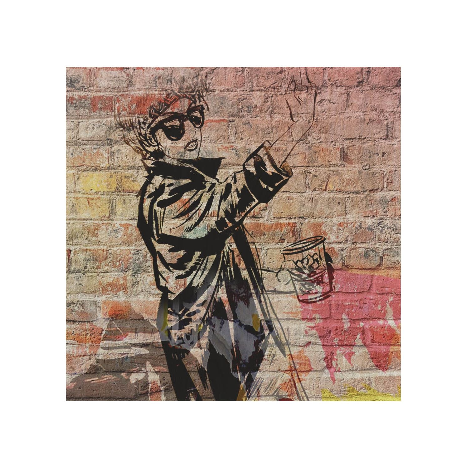 Holztisch Ärger-50x50 CM
