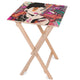 Stolik drewniany Audrey Colourful-50x50 CM