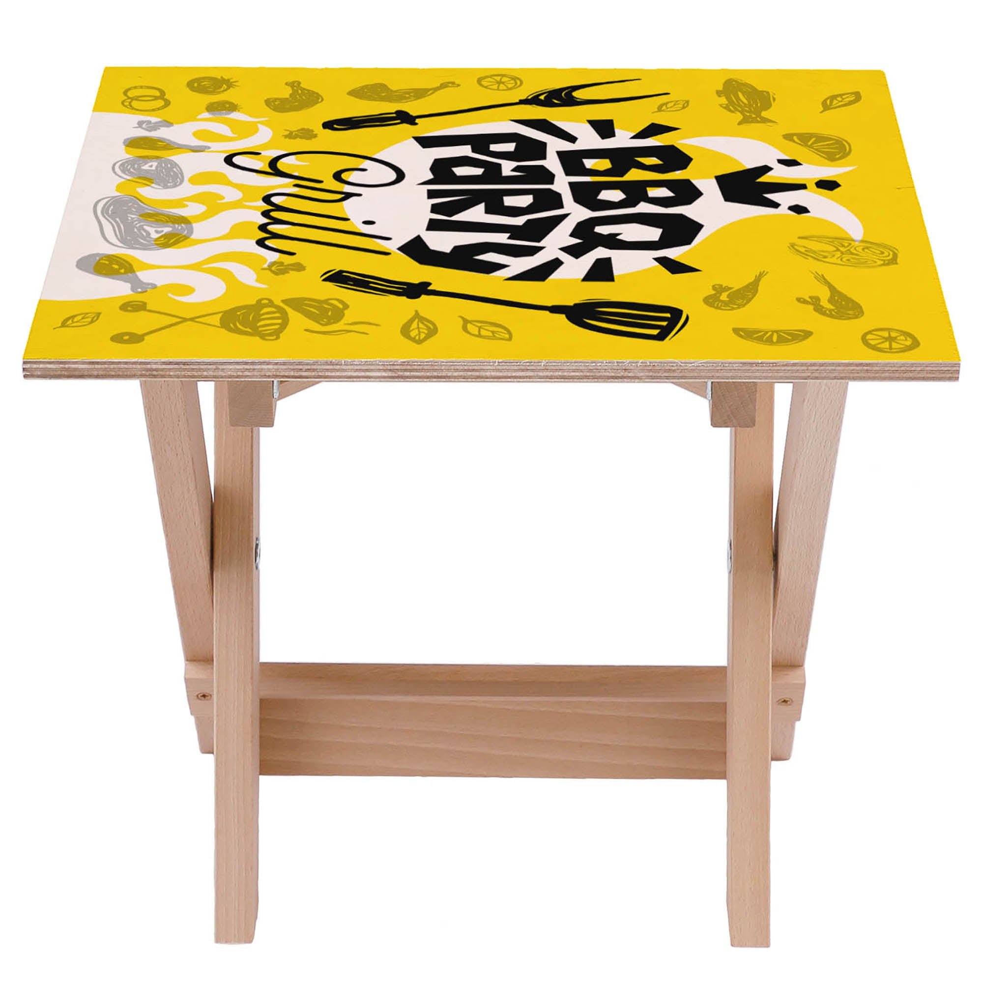 Stolik drewniany BBQ Party-50x50 CM