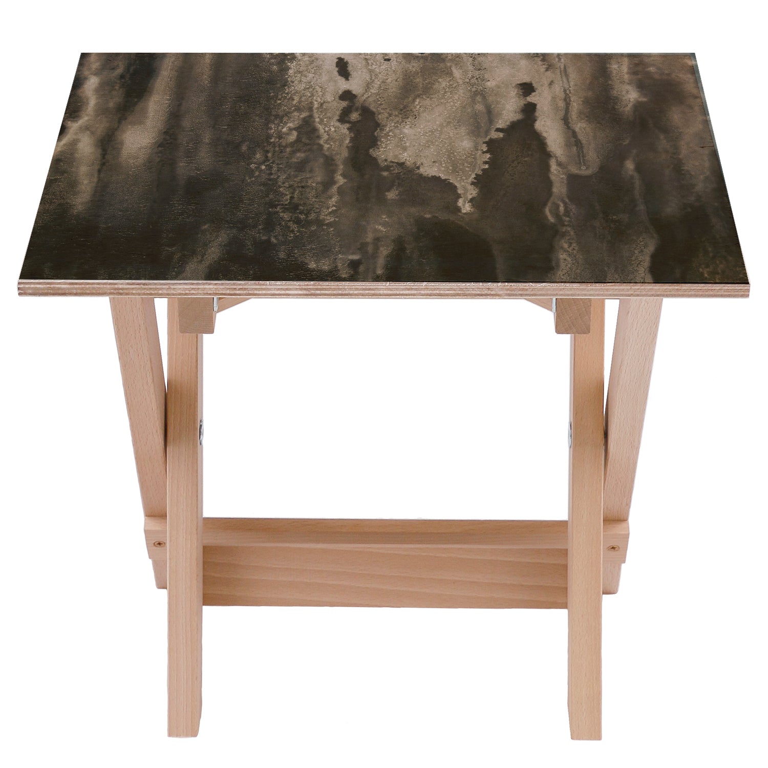 Stolik drewniany Dark Wall-30x40 CM