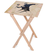 Holztisch Blumenbomber-50x50 CM