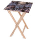 Stolik drewniany Flower-50x50 CM