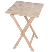 Stolik drewniany Gray Marble-30x40 CM