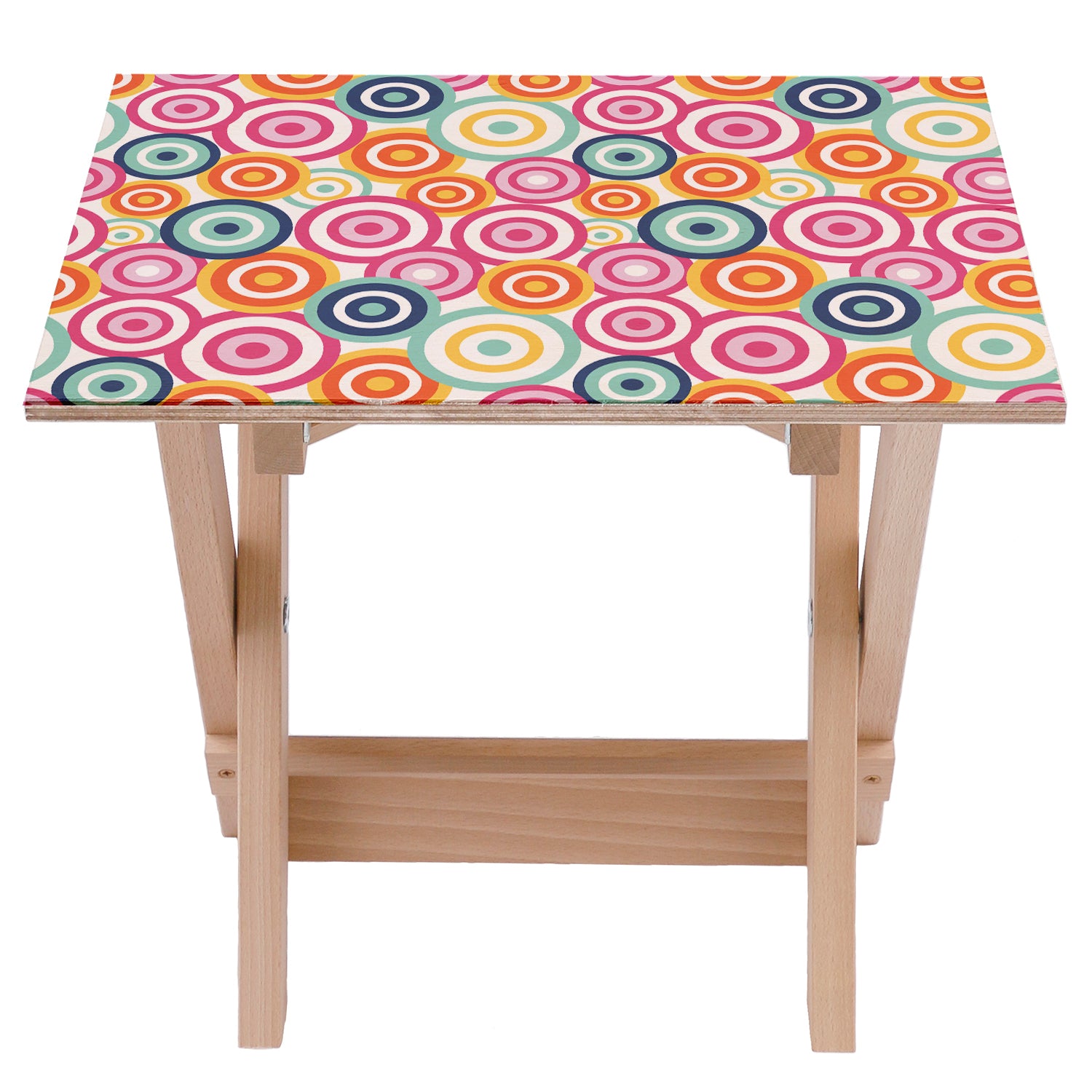 Holztisch Bunte Räder-30x40 CM