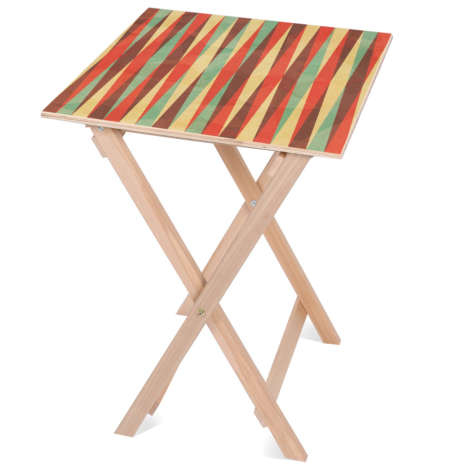 Stolik drewniany Colorful-50x50 CM