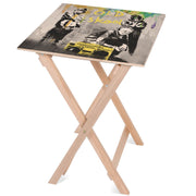 Wooden Table Old Skool-50x50 CM