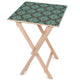 Drevený stolík Ornament Turquoise-30x40 CM
