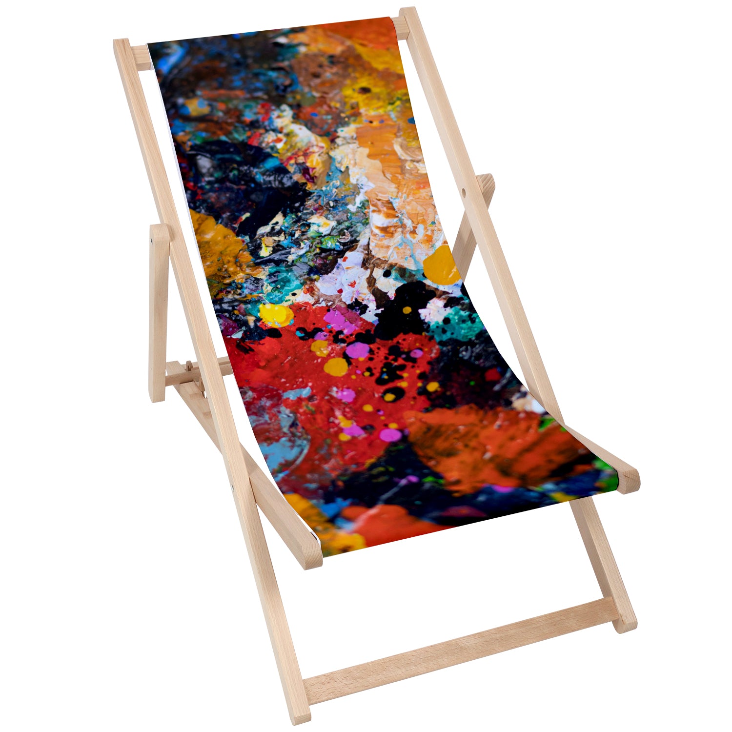 Stolik drewniany Paint-30x40 CM