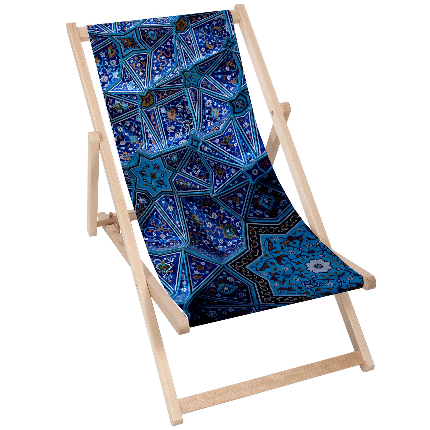 Stolik drewniany Pattern Star-50x50 CM