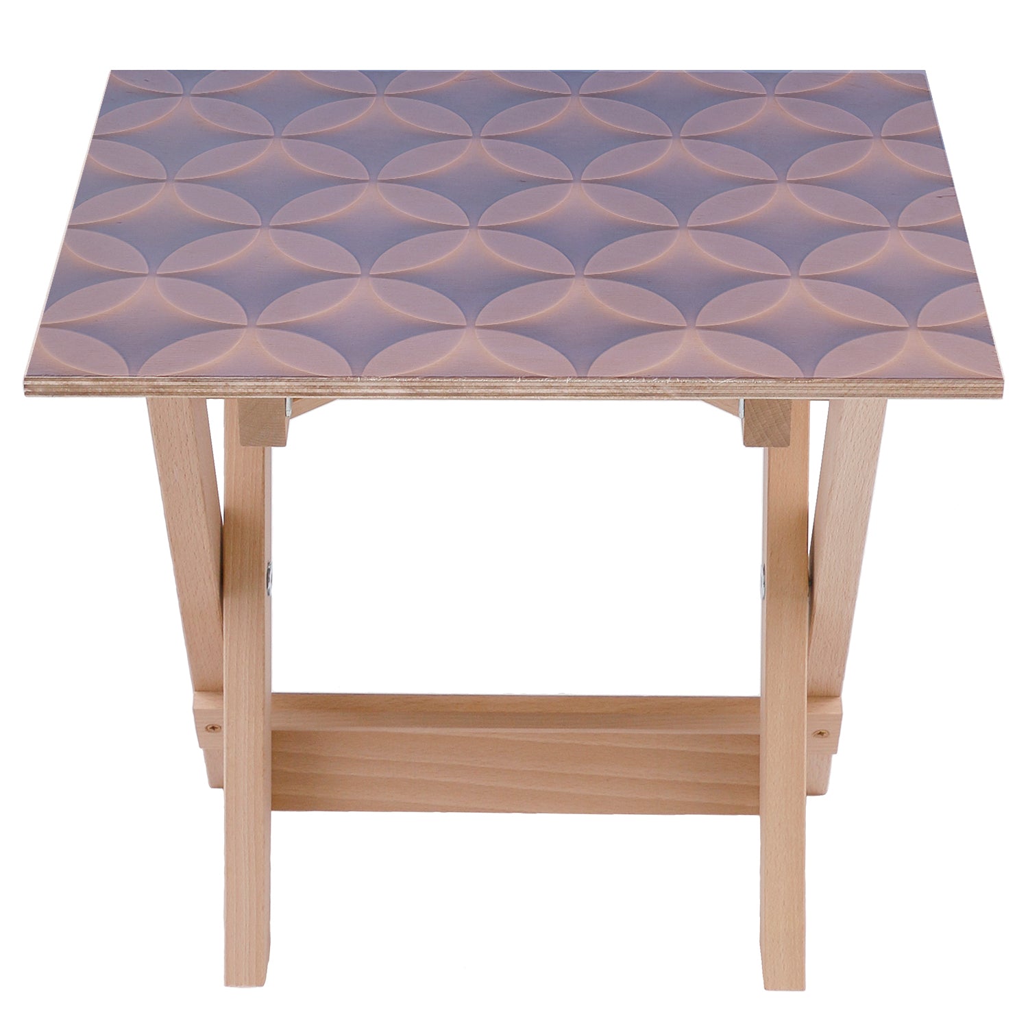 Stolik drewniany Pattern-30x40 CM
