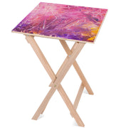 Wooden Table Pink-50x50 CM