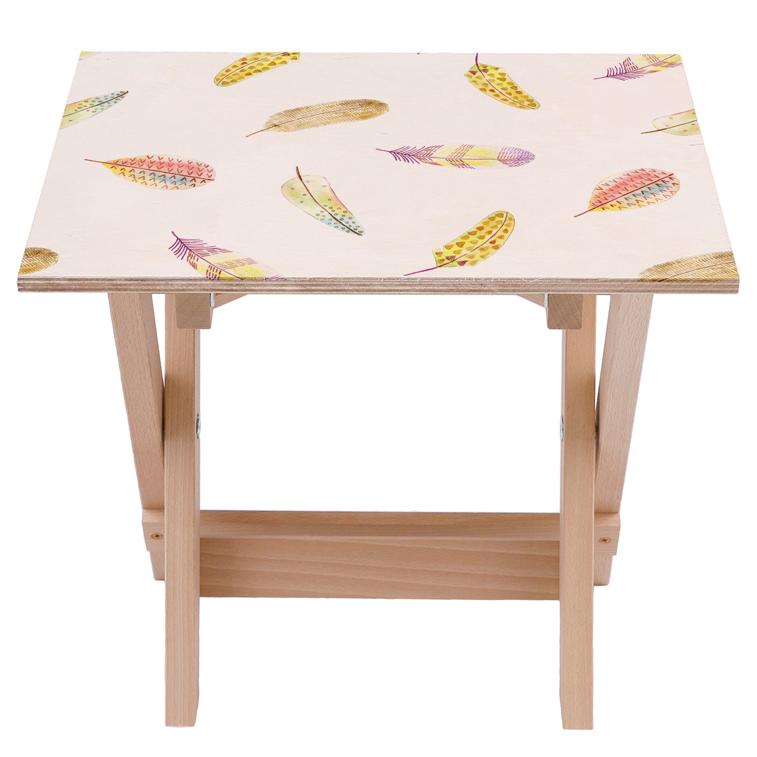 Stolik drewniany Feathers-50x50 CM