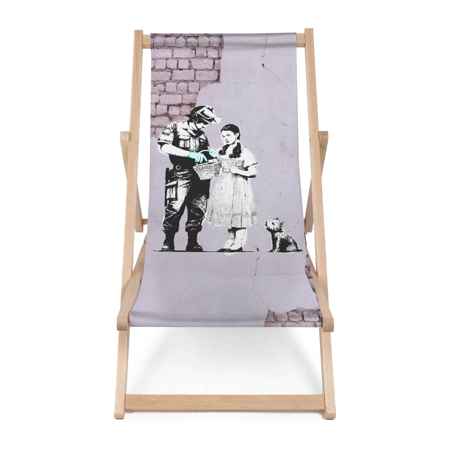 Stolik drewniany Policeman & Dhoroty-30x40 CM