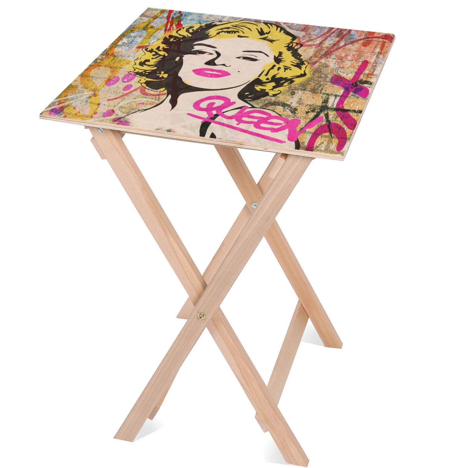 Wooden Table Queen Marilyn-30x40 CM