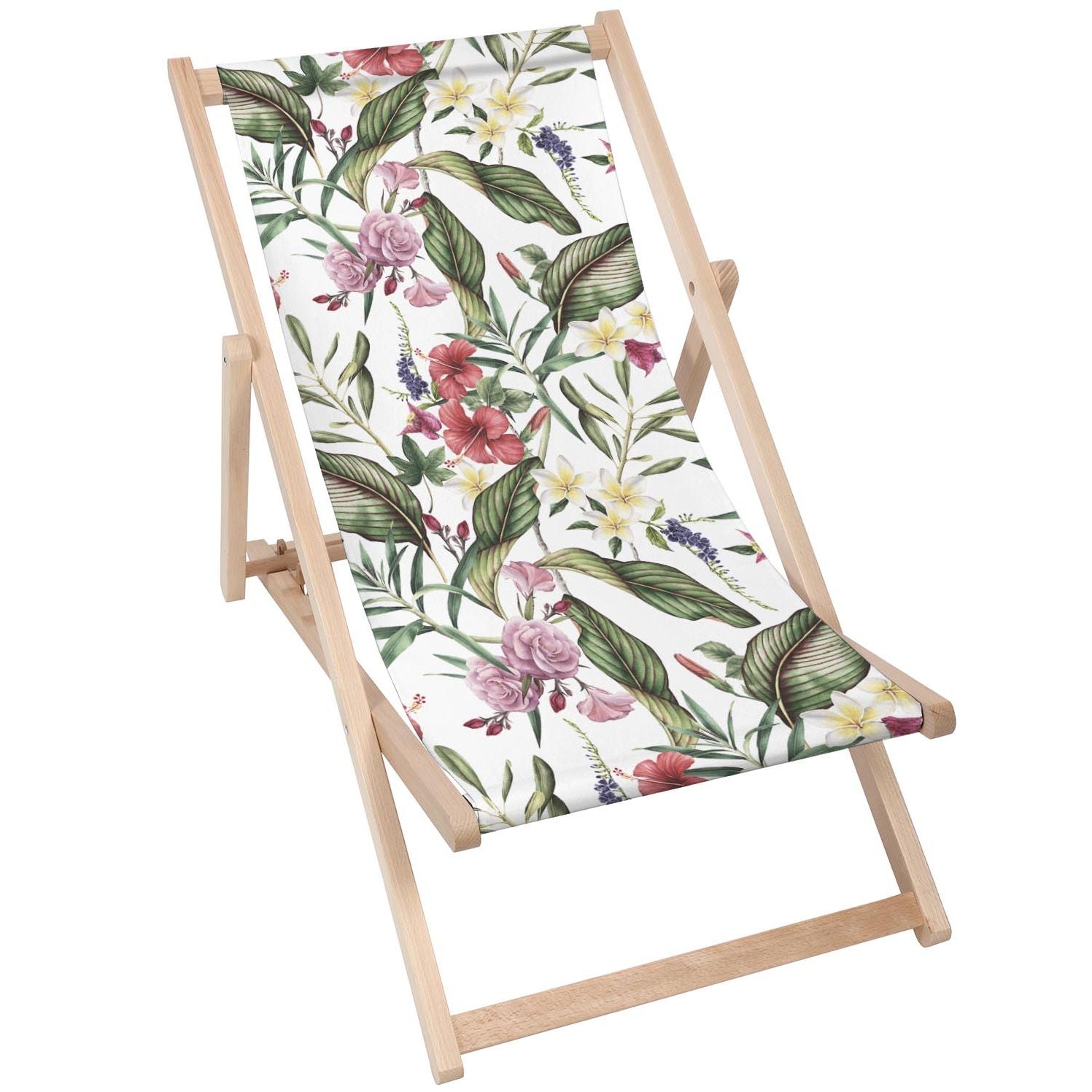 Holztisch Retro Tropische Blumen-30x40 CM