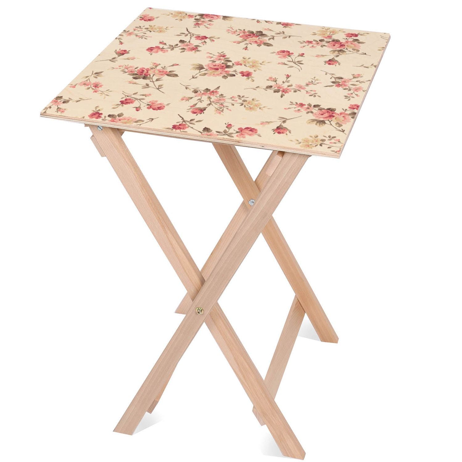 Stolik drewniany Romantic Flowers