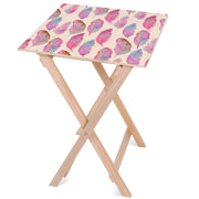 Holztisch Pink Watercolour-50x50 CM