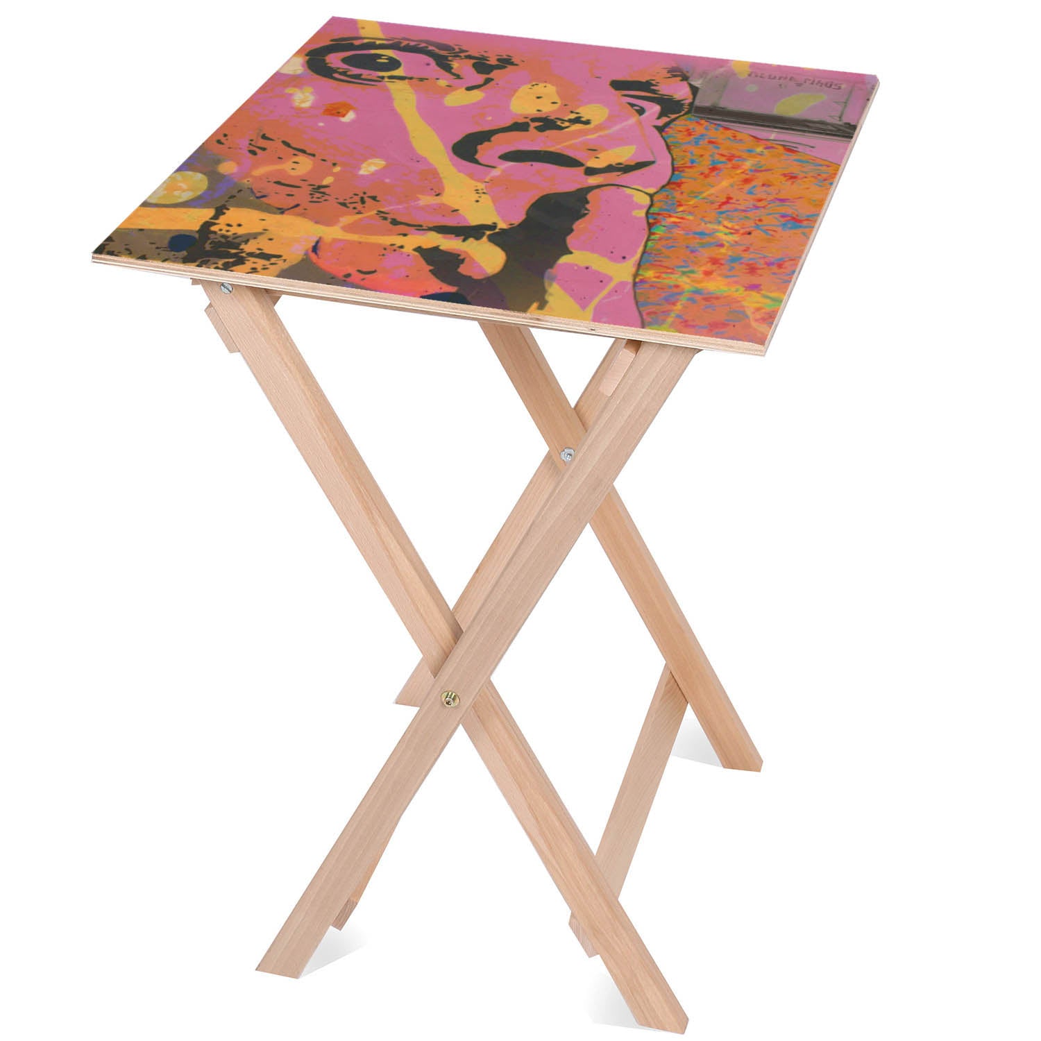 Stolik drewniany Silence Please-30x40 CM