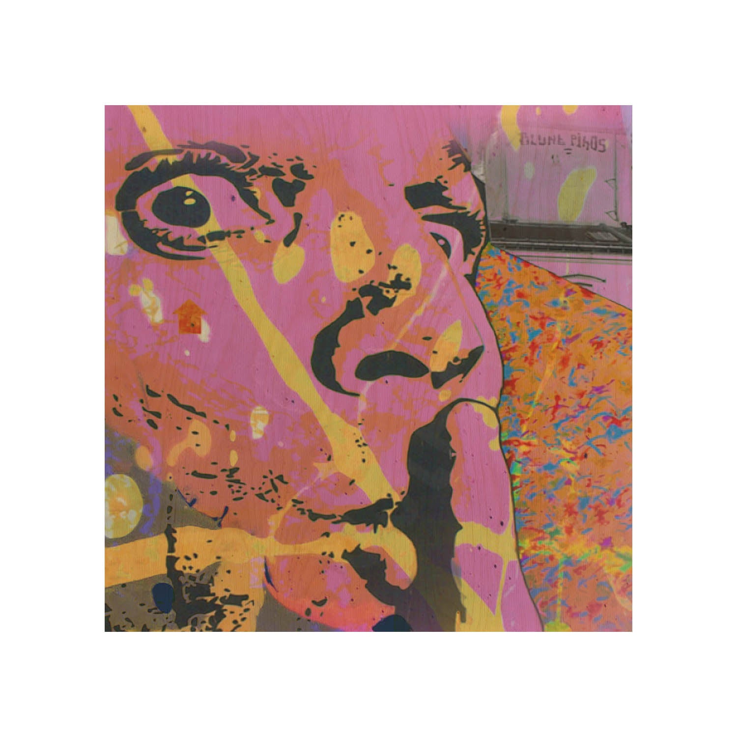 Stolik drewniany Silence Please-30x40 CM