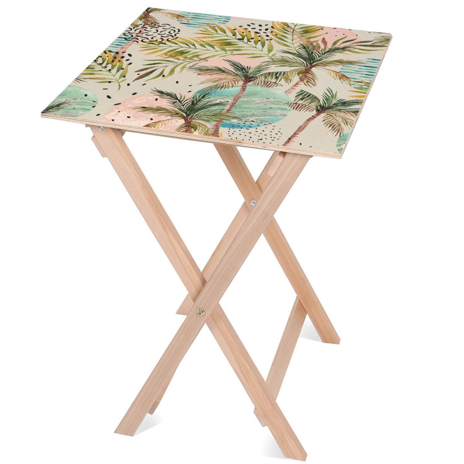 Stolik drewniany Summer Palm-30x40 CM