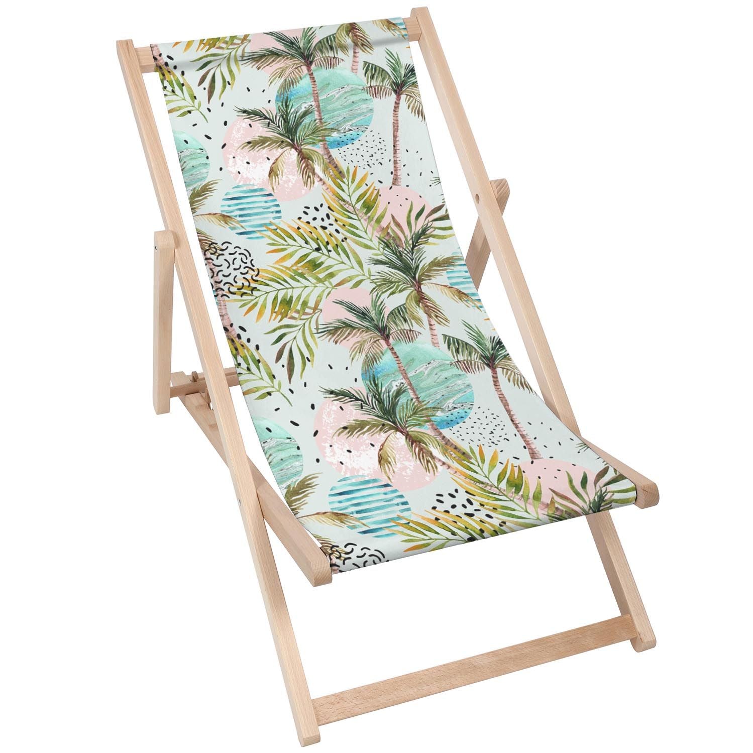 Stolik drewniany Summer Palm-30x40 CM