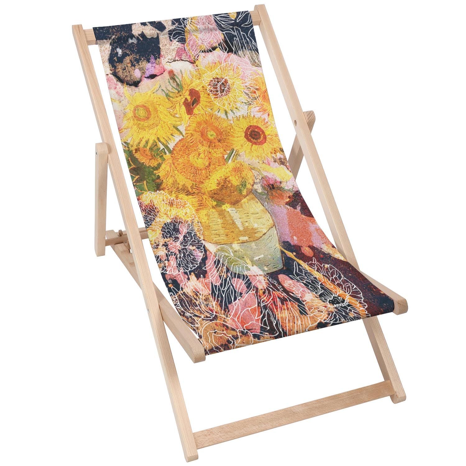 Wooden Table Sunflowers-30x40 CM
