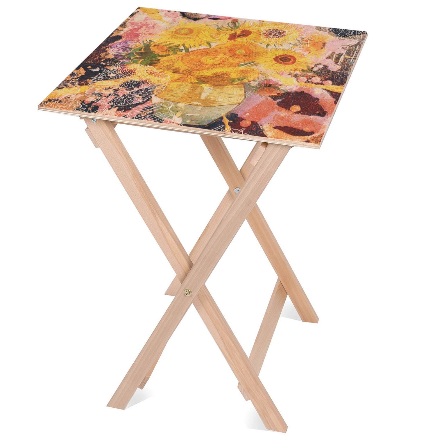 Wooden Table Sunflowers-30x40 CM