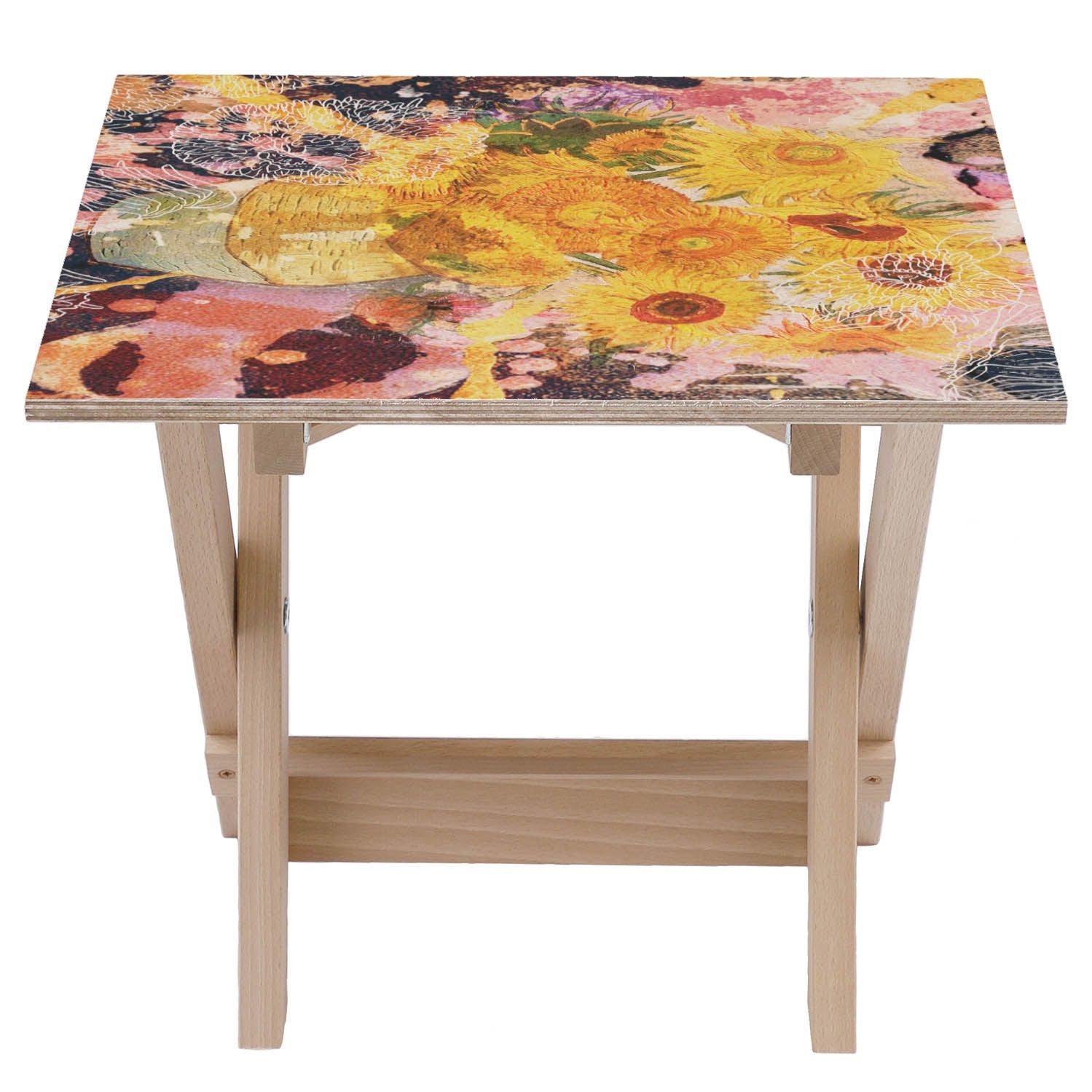 Wooden Table Sunflowers-30x40 CM
