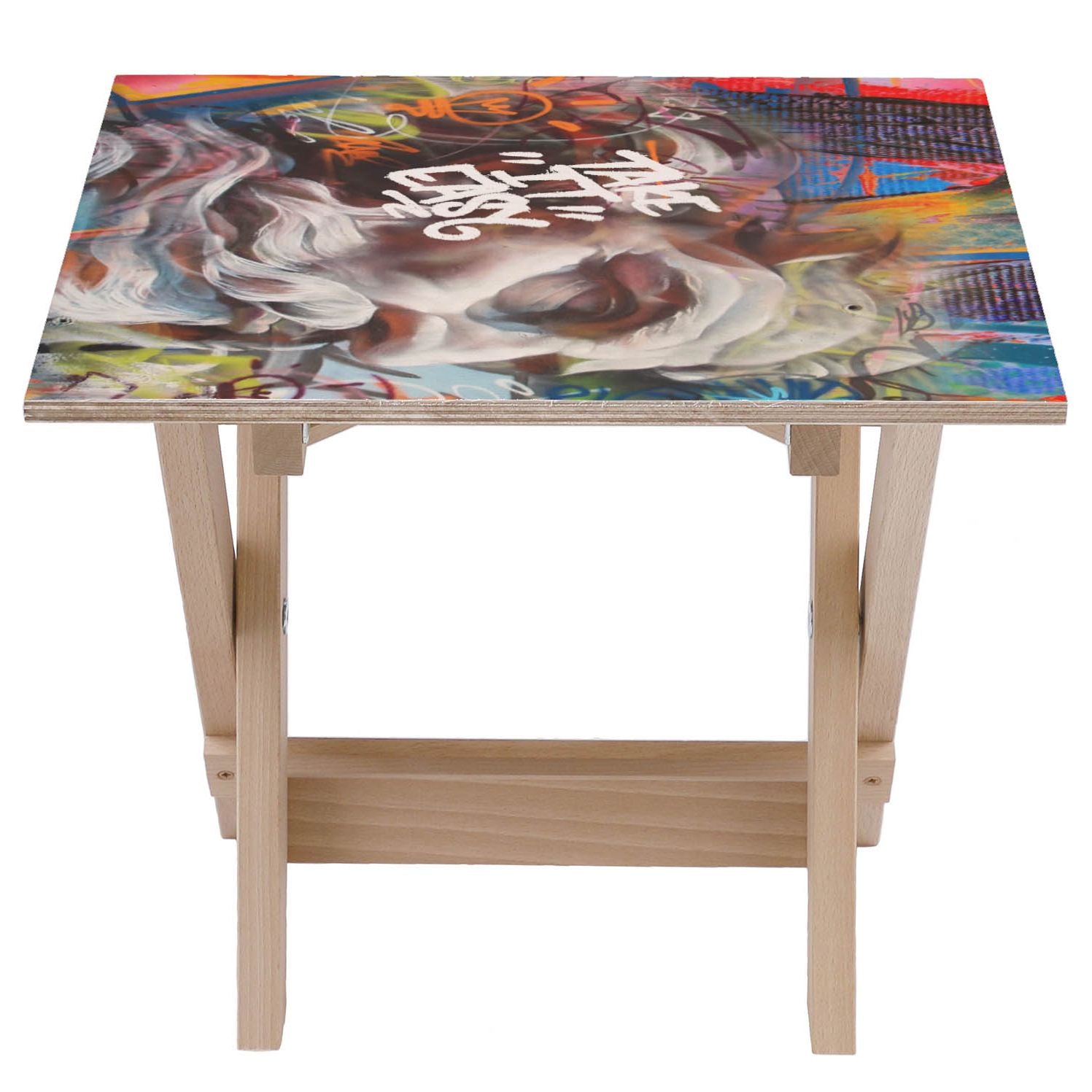 Stolik drewniany Take It Easy-50x50 CM
