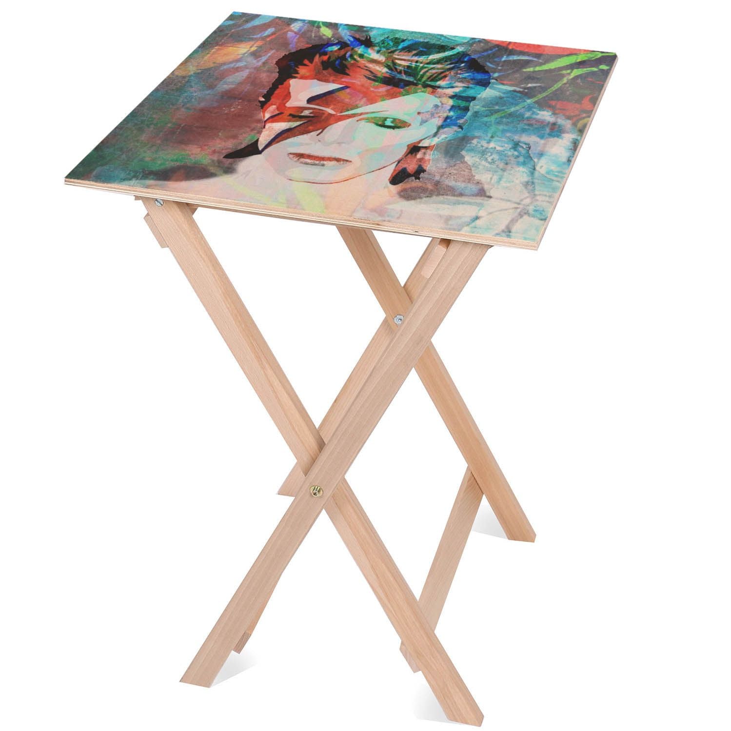Stolik drewniany Tropical David-30x40 CM