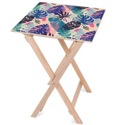 Stolik drewniany Tropical Leaves Art-30x40 CM