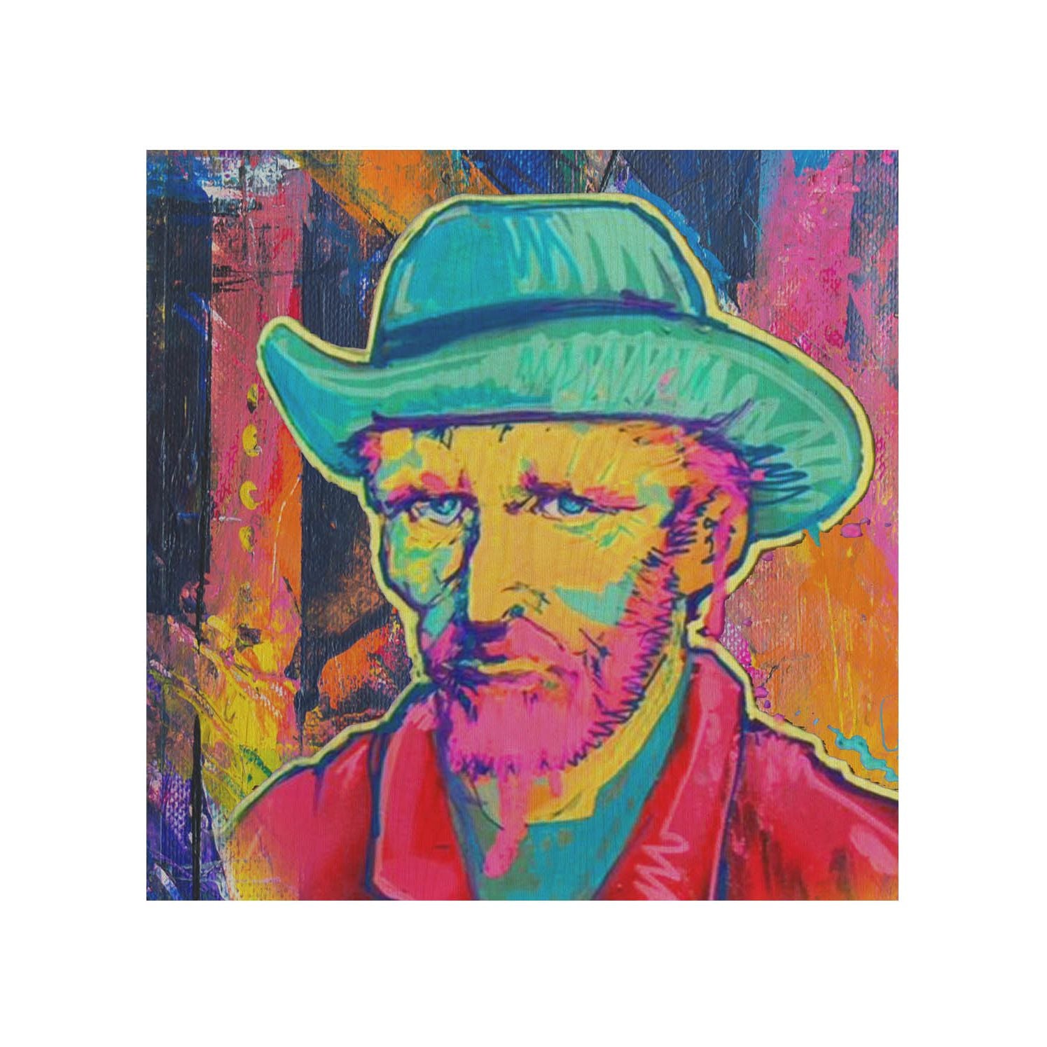 Holztisch Van Gogh With A Straw