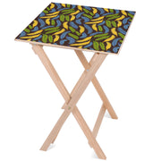 Wooden Table Yellow-Green-Blue-50x50 CM