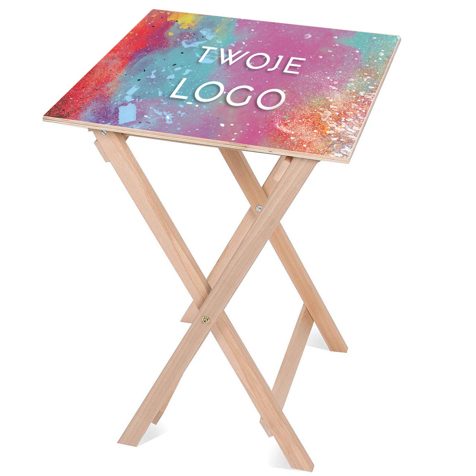 Stolik drewniany z Własnym Logo Reklamowym