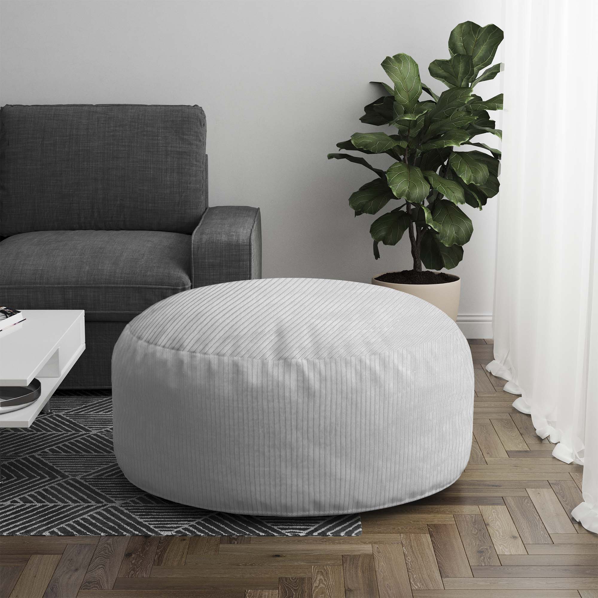Puf Roller Storm Gray