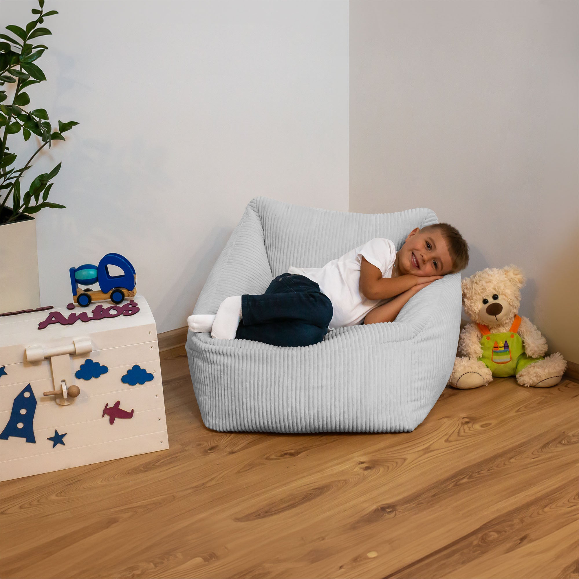 Fotel Dziecięcy Strom Gray