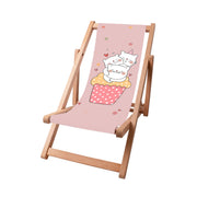 Liegestuhl aus Holz Sweet Cats-M