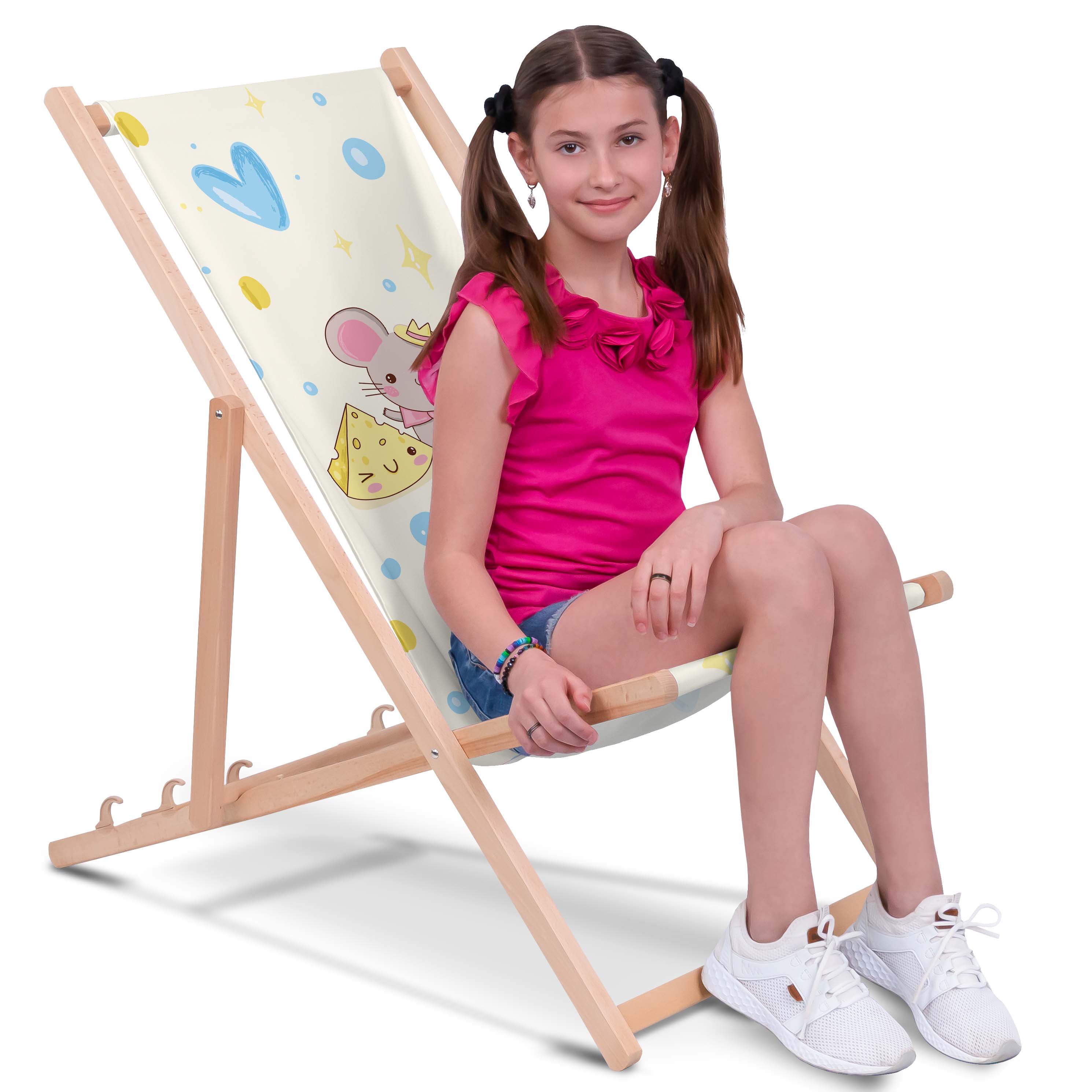 Leżak drewniany Sweet Mouse