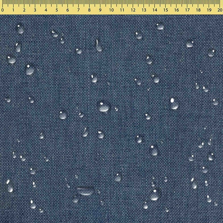 Stoff Leinenimitation Denim Dream